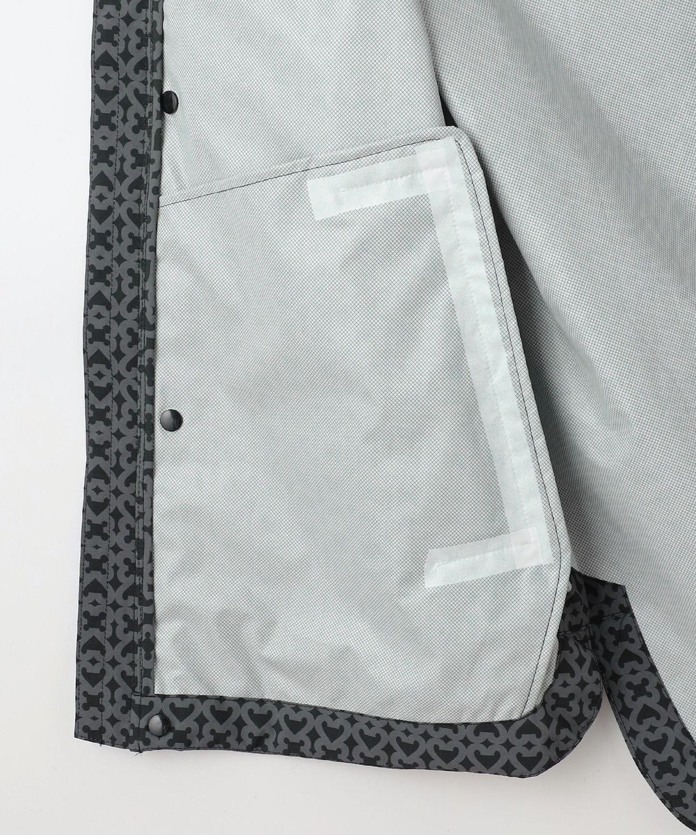 23区GOLF 【MEN】モノグラム レインブルゾン 2WAYストレッチ 透湿防水 防風 撥水 ポケッタブル 