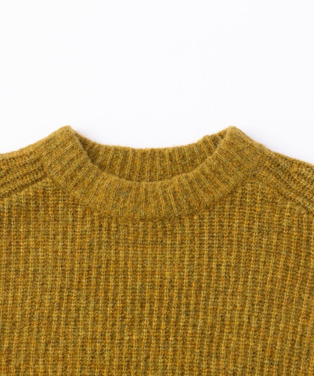 UNFILO MENS ヘアリー クルーネックニット 