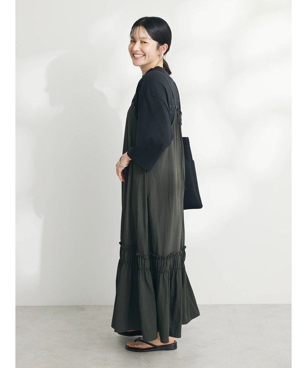 CRAFT STANDARD BOUTIQUE 切替ティアードキャミワンピース 