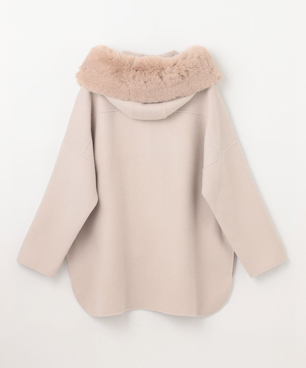 GRACE CONTINENTAL フードファーリバーポンチョ 