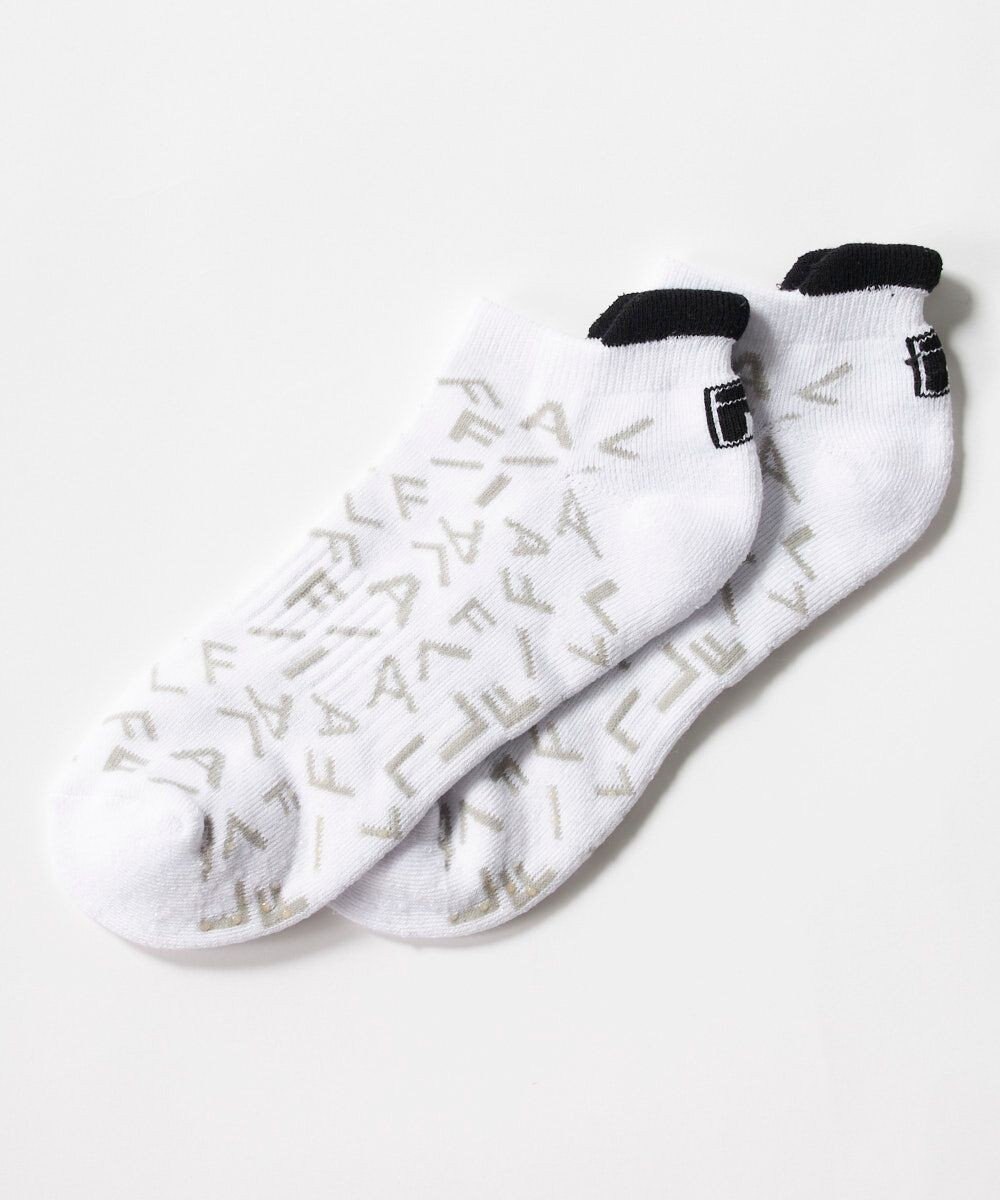 FILA GOLF／marie claire 【FILA GOLF】 ロゴグラフィックソックス 