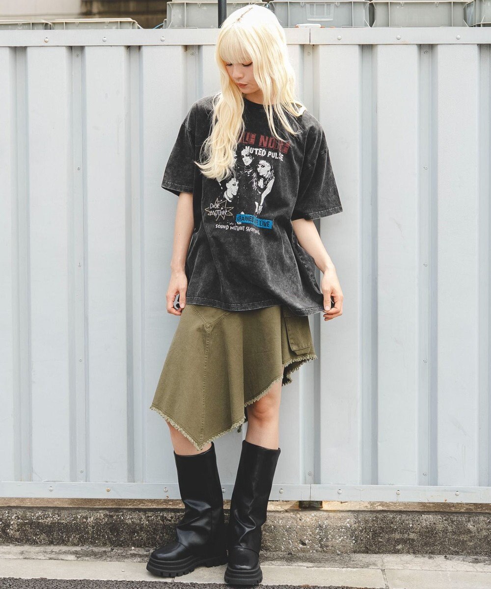 WEGO ヴィンテージウォッシュグラフィックBIGT 