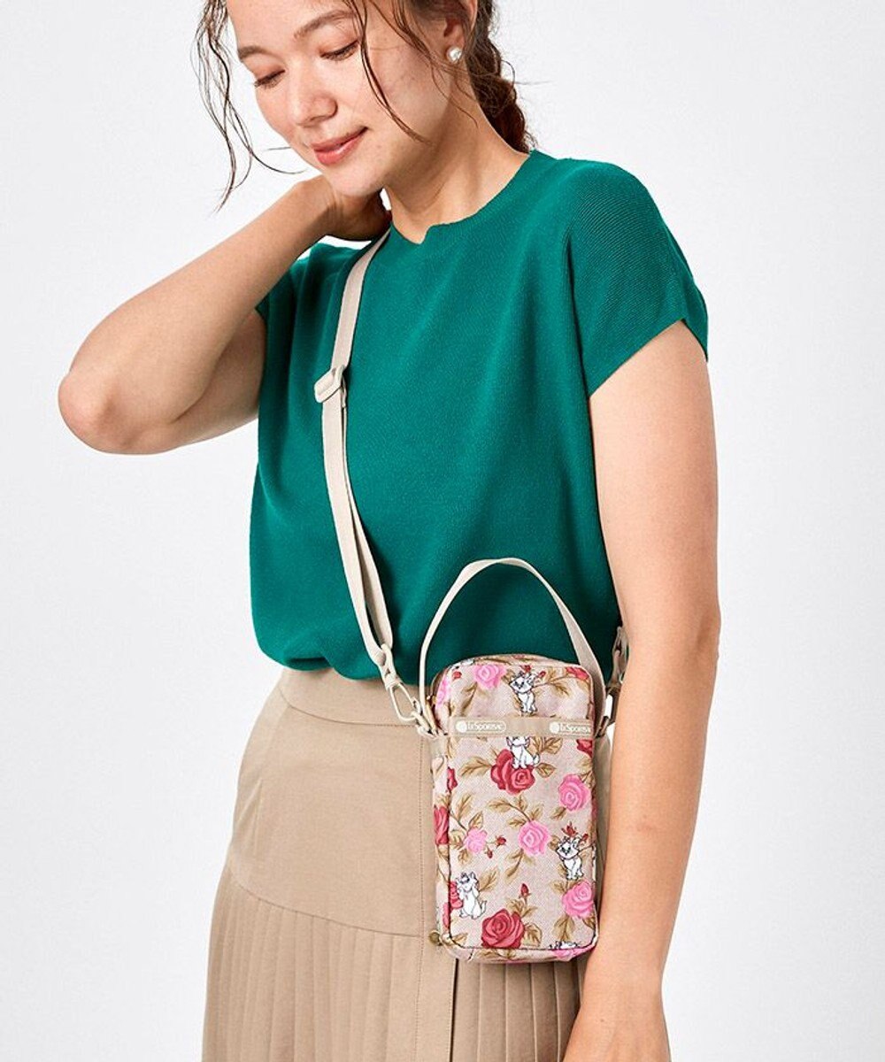 MINI PHONE CROSSBODY/アリストキャットフラワー / LeSportsac