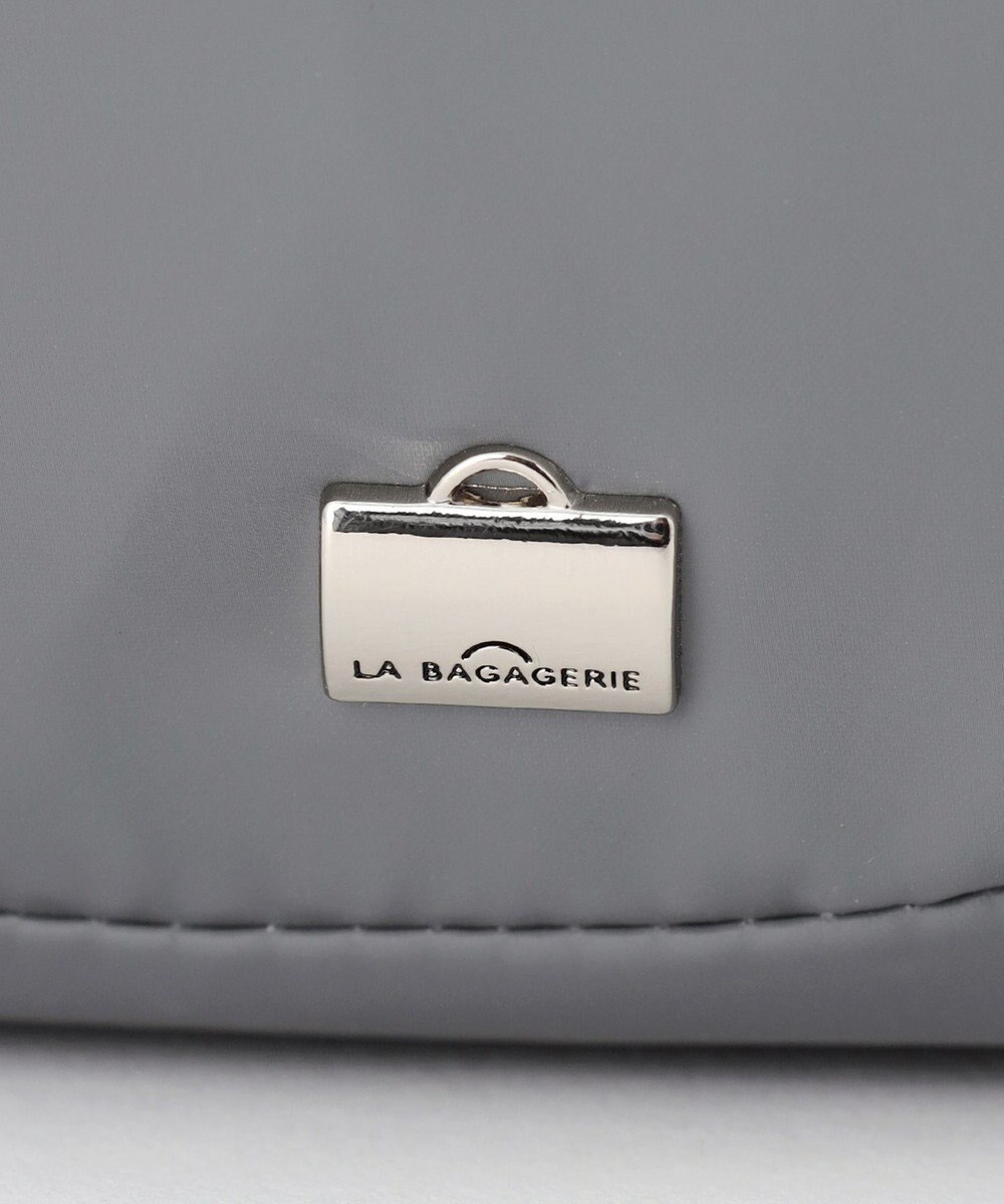 LA BAGAGERIE メタリックドロストポケット　ミニショルダーバッグ 