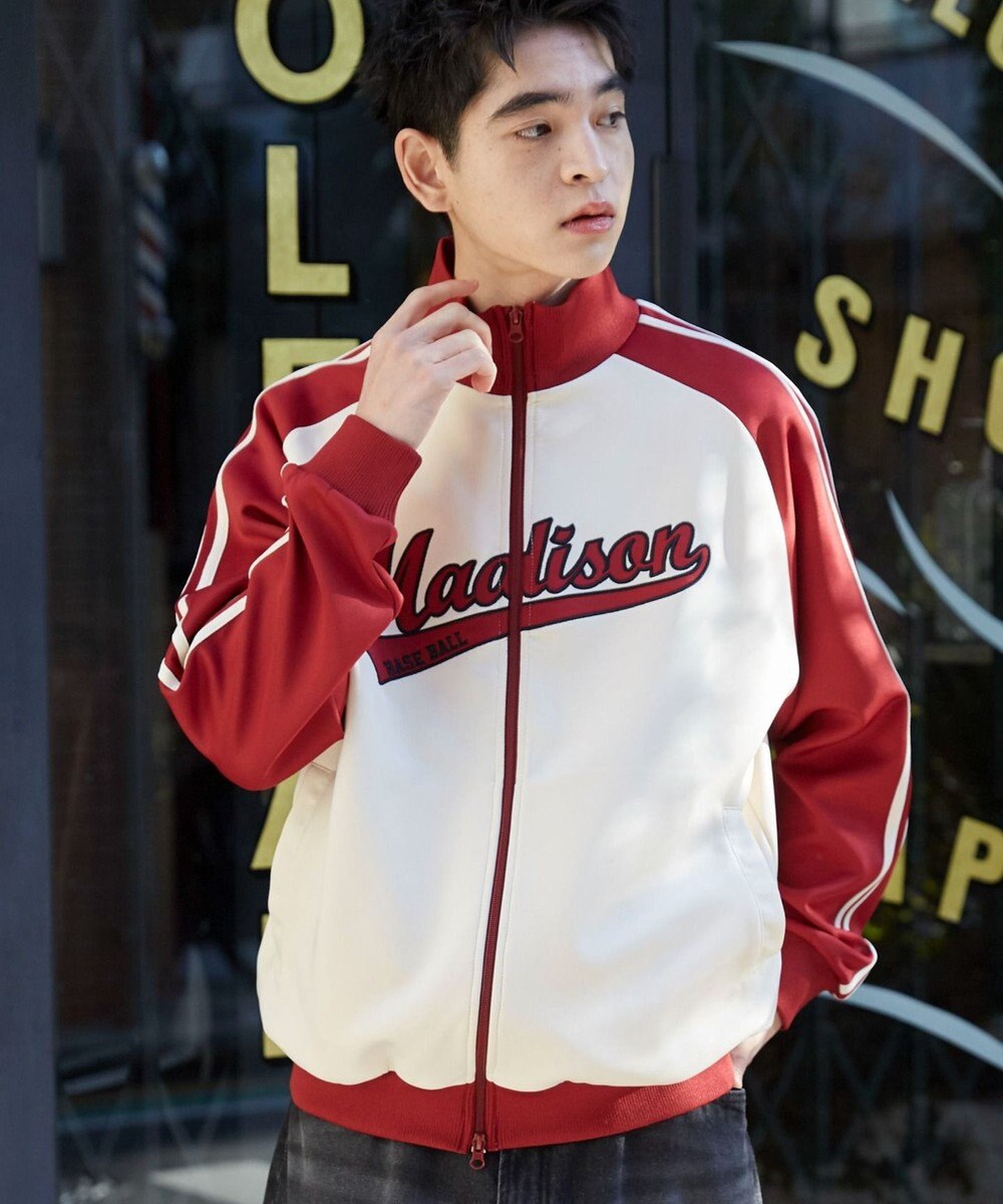 WEGO 【ユニセックス着用ITEM】ラグランライントラックジャケット 