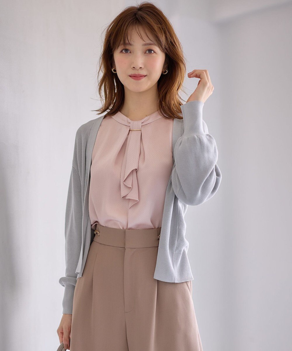 ANY SIS 【洗える】ショートレングストッパー カーディガン 