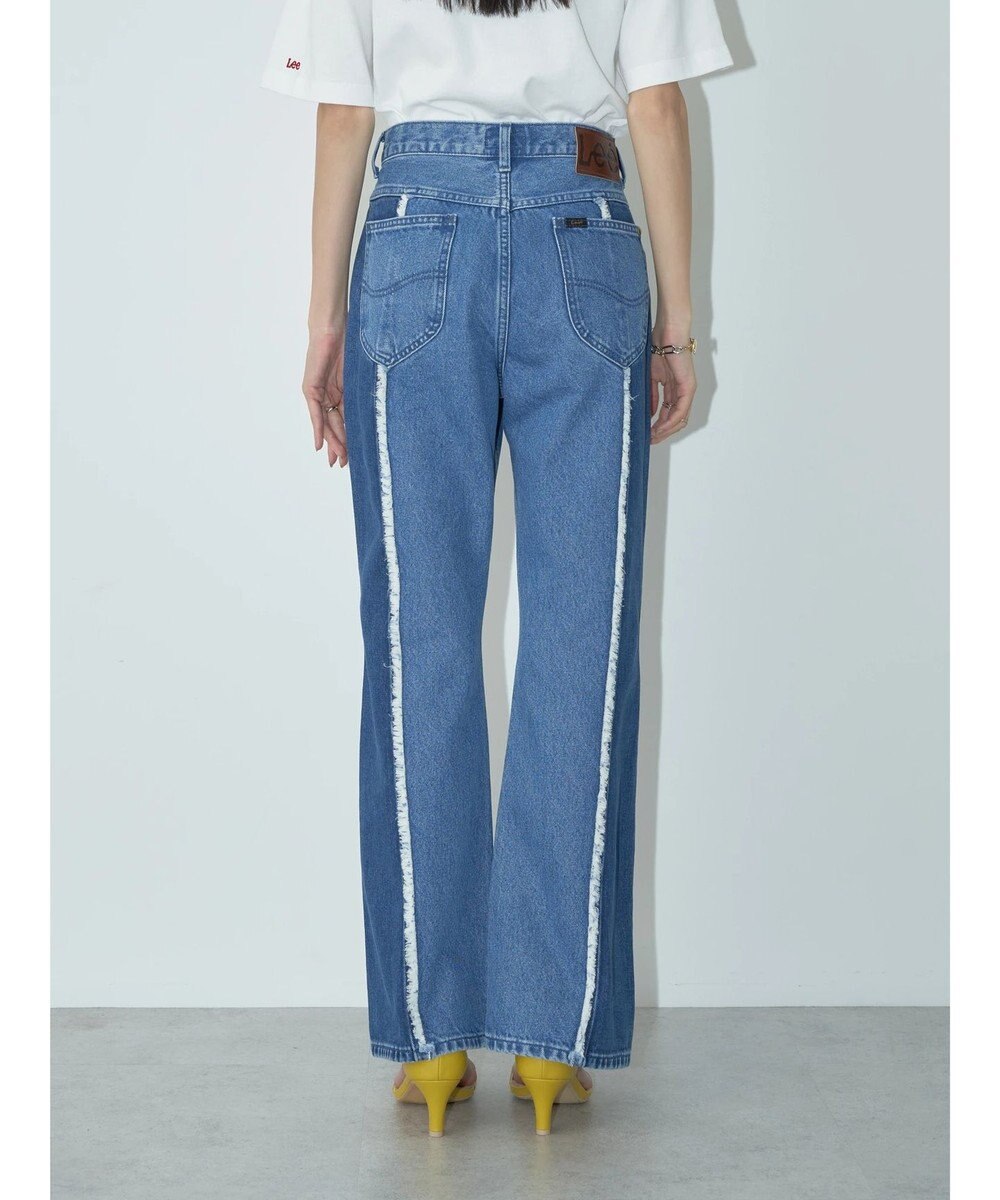 earth music&ecology Ｌｅｅ×ｅ．ｍ．ａ．ｅ　切替デニムフレアパンツ 