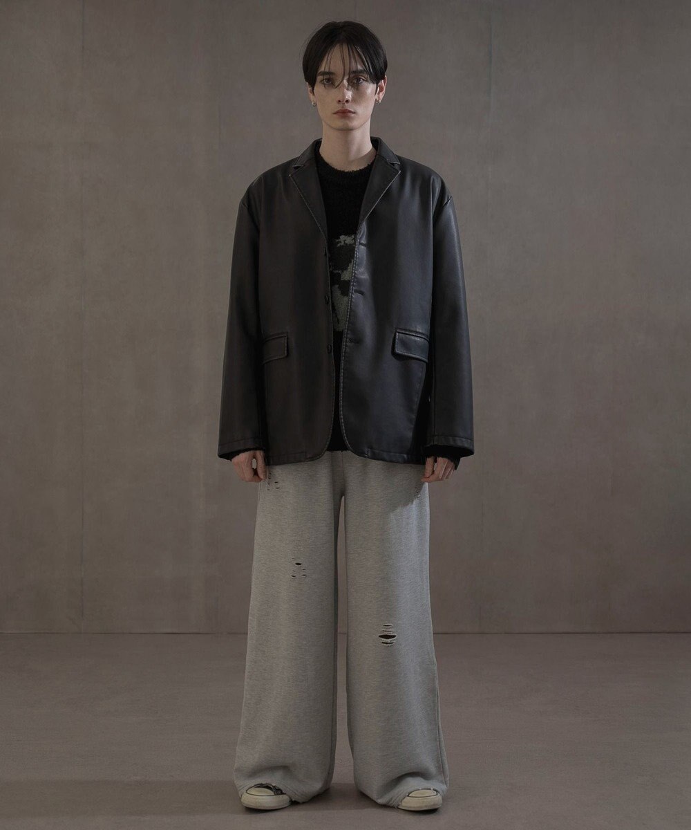 WEGO PUシングルテーラードジャケット 