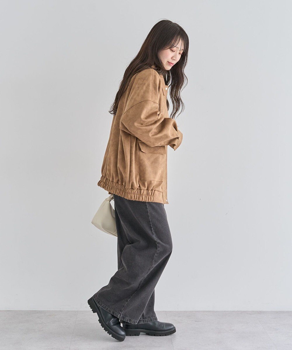 Green Parks ・ＥＬＥＮＣＡＲＥ　ＤＵＥ　スエードポンチブルゾン 