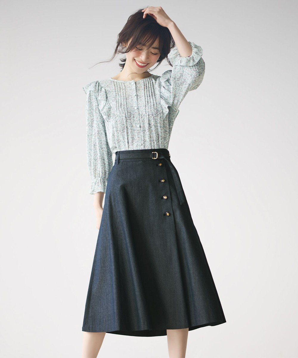 シャンブレーベルトポイント スカート / any SiS | ファッション通販 【公式通販】オンワード・クローゼット