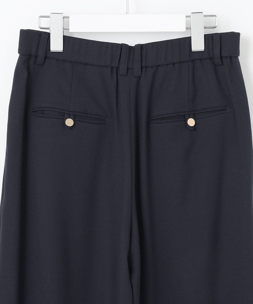 自由区 S 【洗える】ビエラストレッチワイド パンツ 