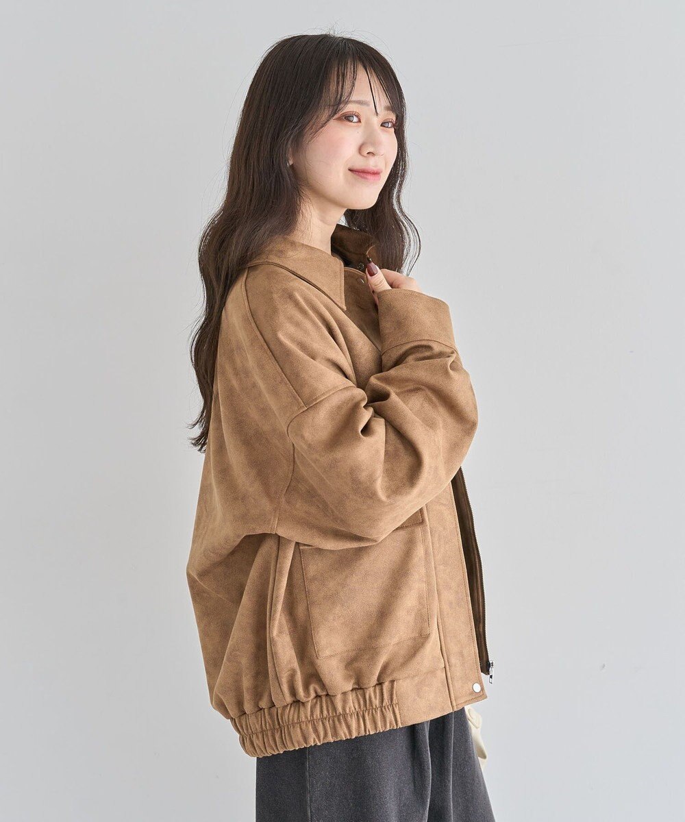 Green Parks ・ＥＬＥＮＣＡＲＥ　ＤＵＥ　スエードポンチブルゾン 