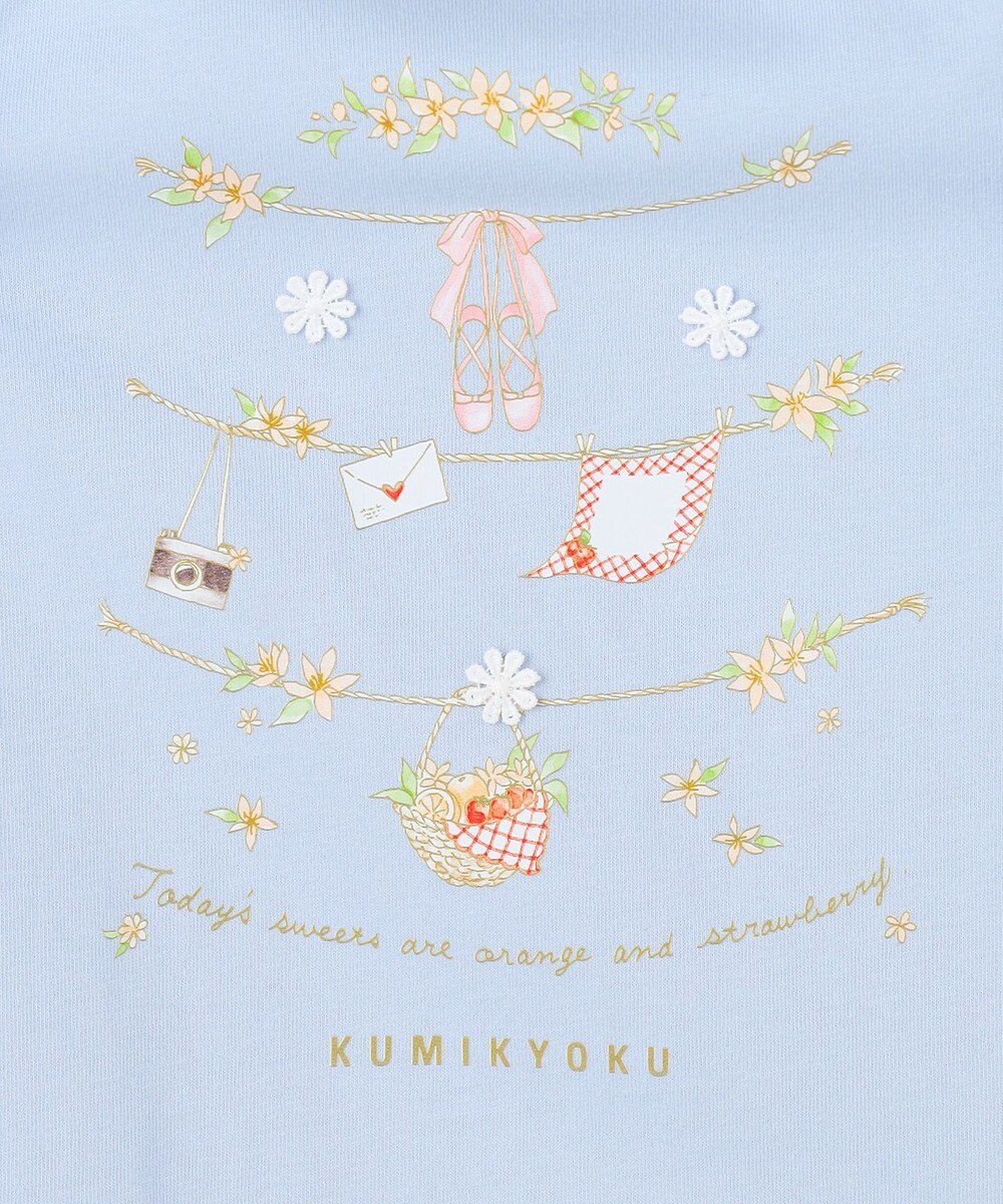 組曲 KIDS 【110-140㎝】 フルーティーブリーズTシャツ 