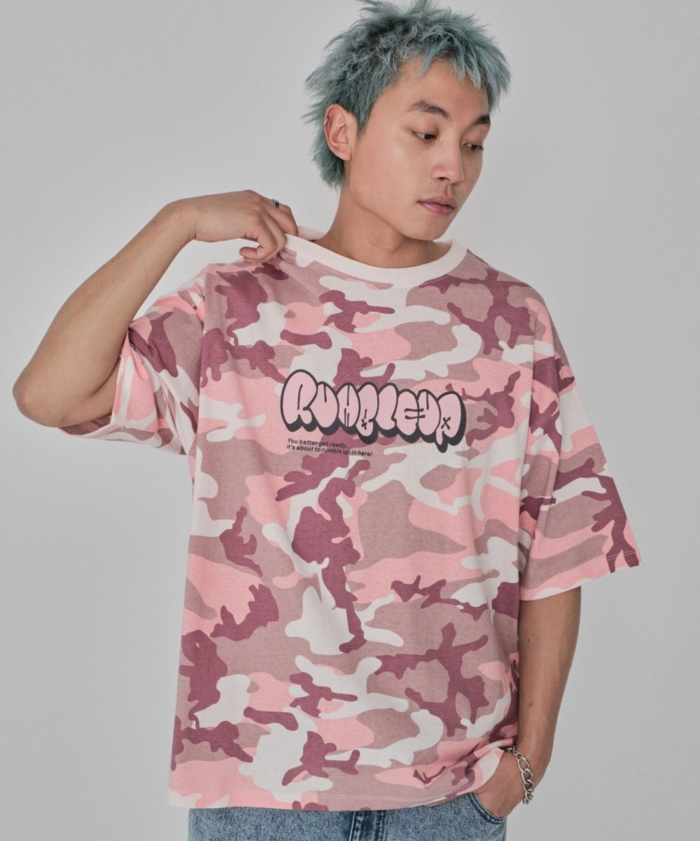 WEGO 【ユニセックス着用ITEM/MLサイズ展開】カモフラグラフィックT（SS） 