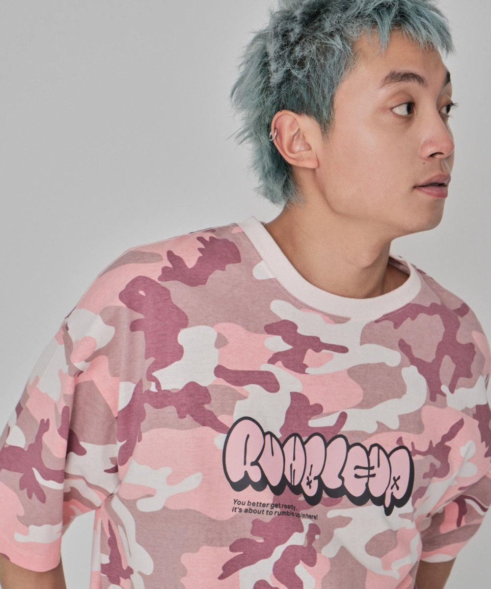 WEGO 【ユニセックス着用ITEM/MLサイズ展開】カモフラグラフィックT（SS） 