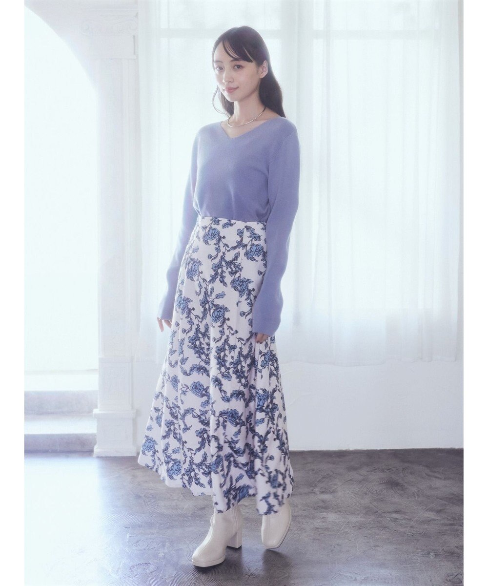 earth music&ecology バックレースアップスカート 