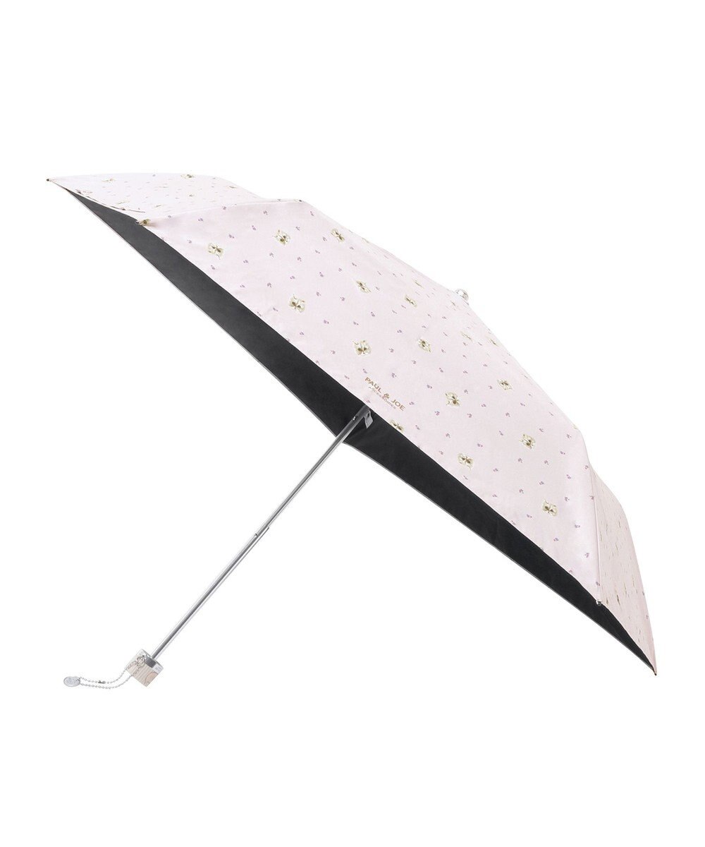 MOONBAT 【 遮光率100％/遮熱/UV/軽量】PAUL&JOE ACCESSOIRES(ポール&ジョー) 晴雨兼用日傘 ジプシー ネコ 折りたたみ傘 