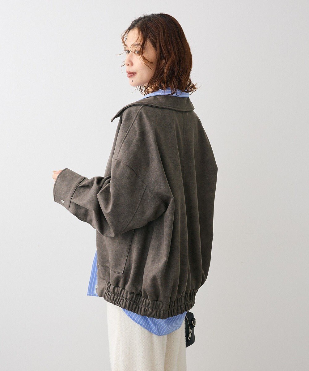 Green Parks ・ＥＬＥＮＣＡＲＥ　ＤＵＥ　スエードポンチブルゾン 