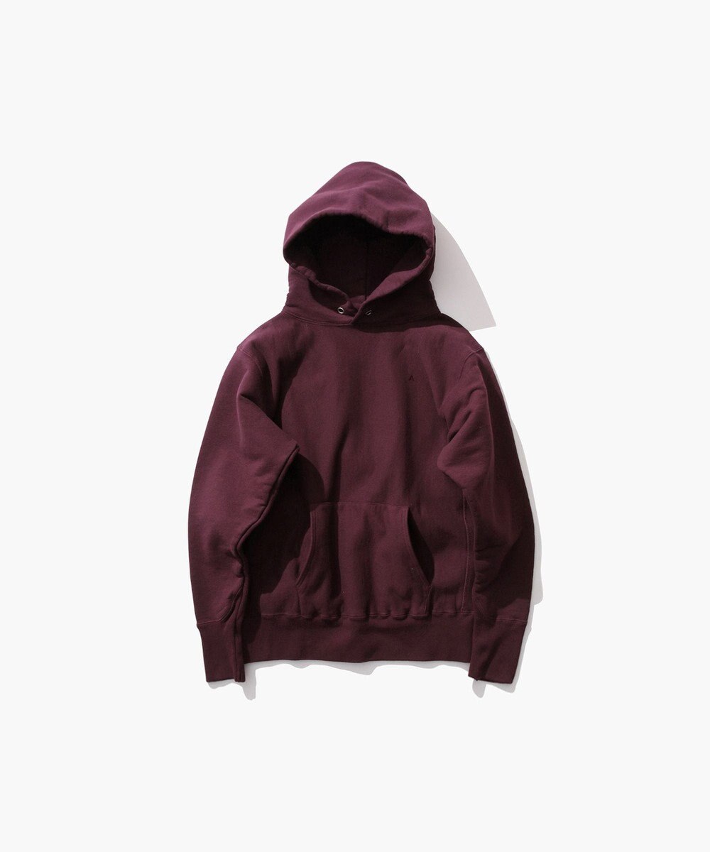 ATON NATURAL DYED URAKE | フーディー - UNISEX BURGUNDY