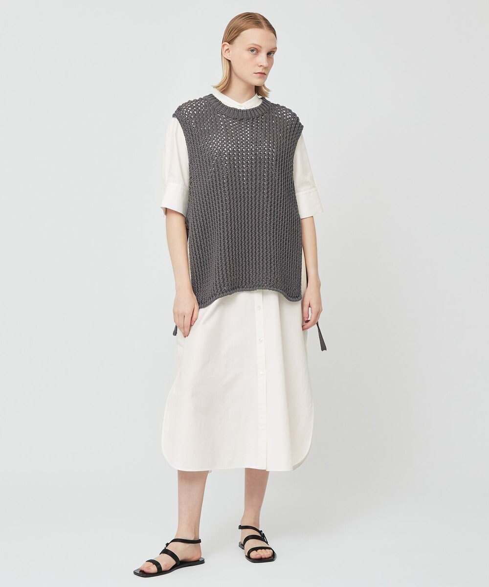 BEIGE， PERSIMMON / シャツワンピース 