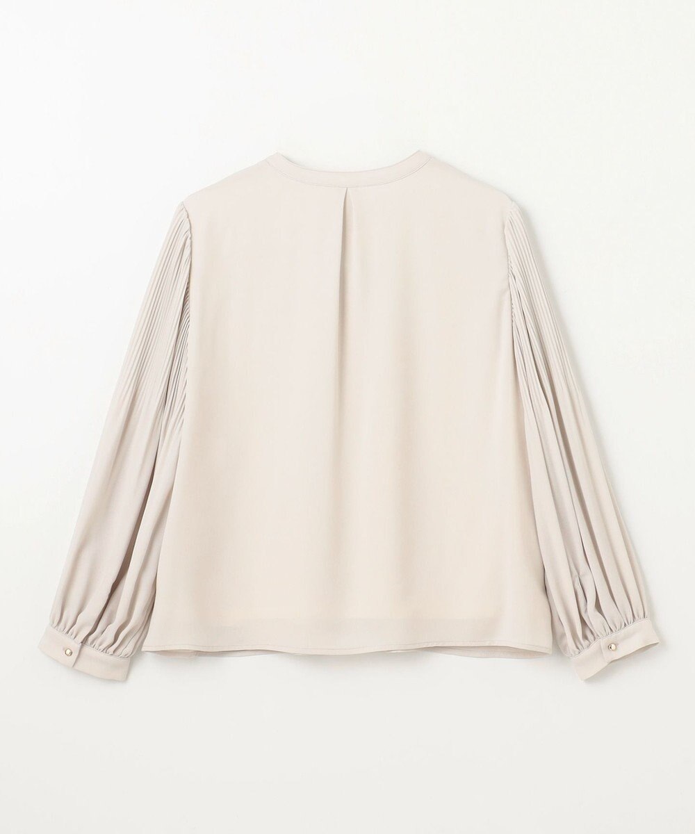 ANY 【洗濯機可/2WAY】プリーツスリーブブラウス 
