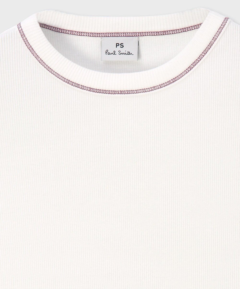 Paul Smith 【洗える】カラーステッチ リブ カットソー 