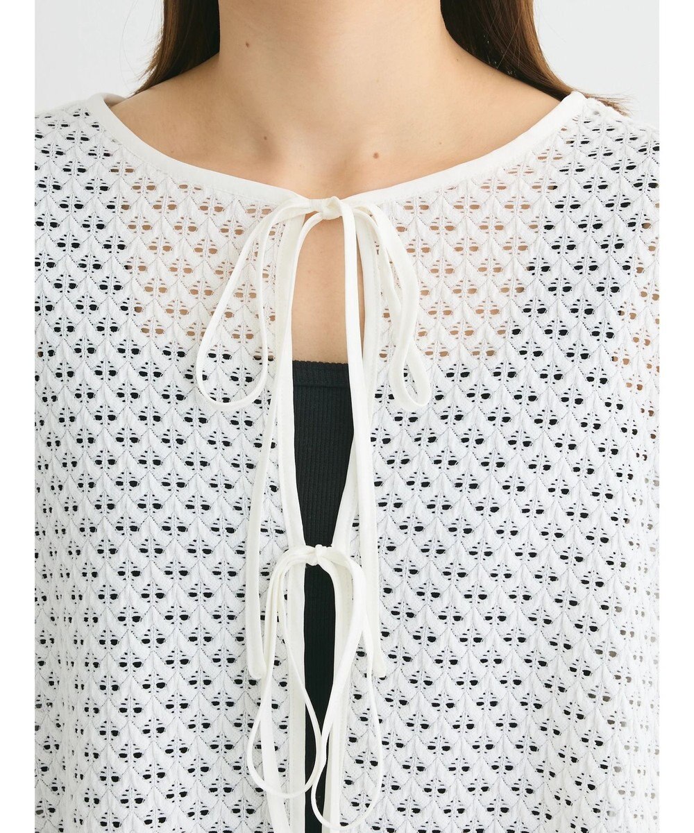 Green Parks ・ＥＬＥＮＣＡＲＥ　ＤＵＥ　２ｗａｙメッシュカーディガン 