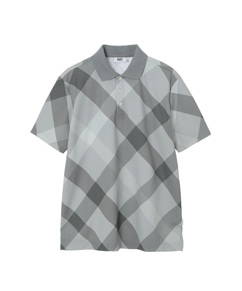 DAKS メガチェック カノコポロシャツ 