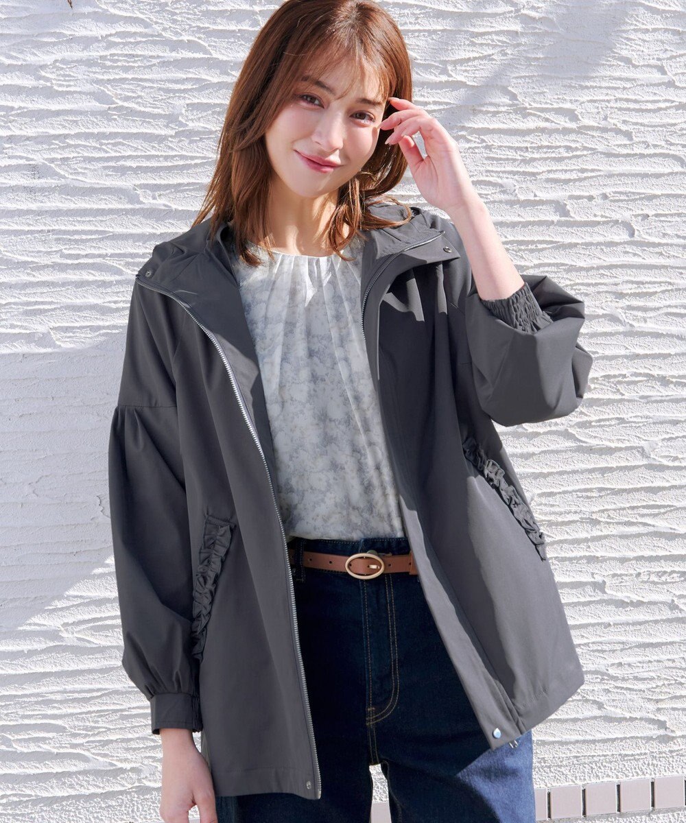 Tiaclasse ボリュームスリーブマウンテンフーディー 