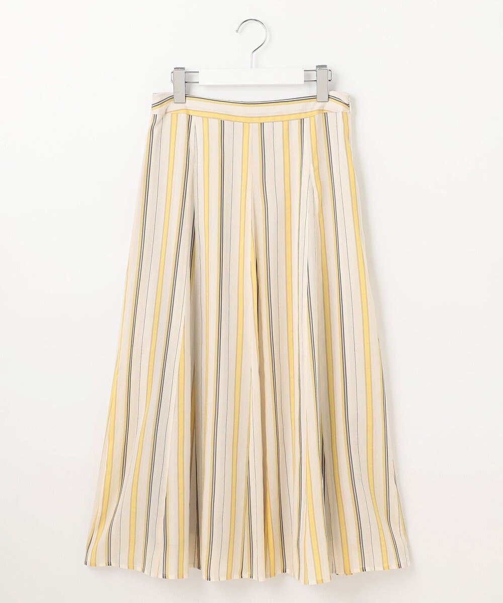J.PRESS LADIES L 【洗える】ランダムストライプ スカート 
