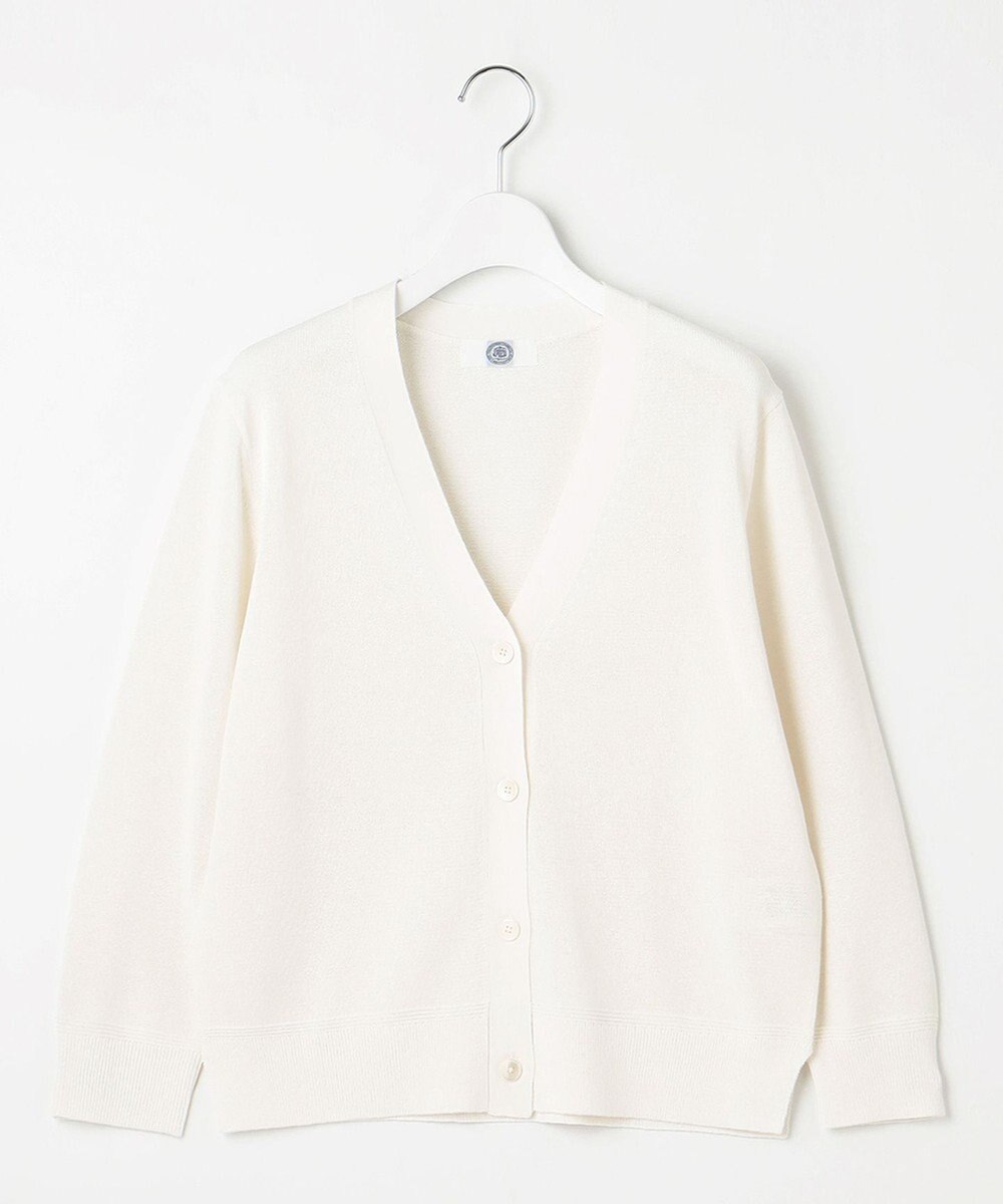 J.PRESS LADIES S 【洗える】リノナチュール Vネック カーディガン 
