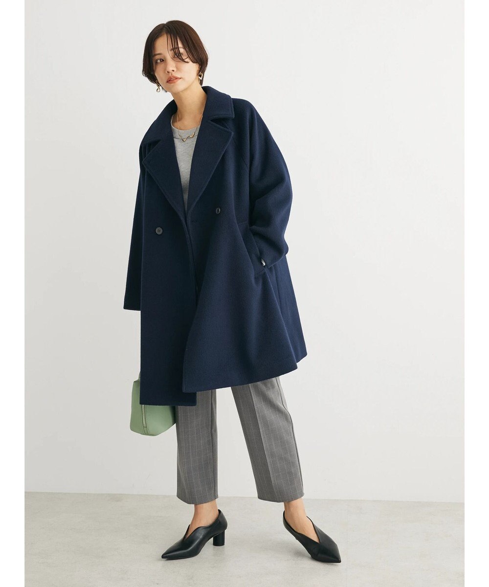 Green Parks もちやわ　ボートネックニットチュニック 