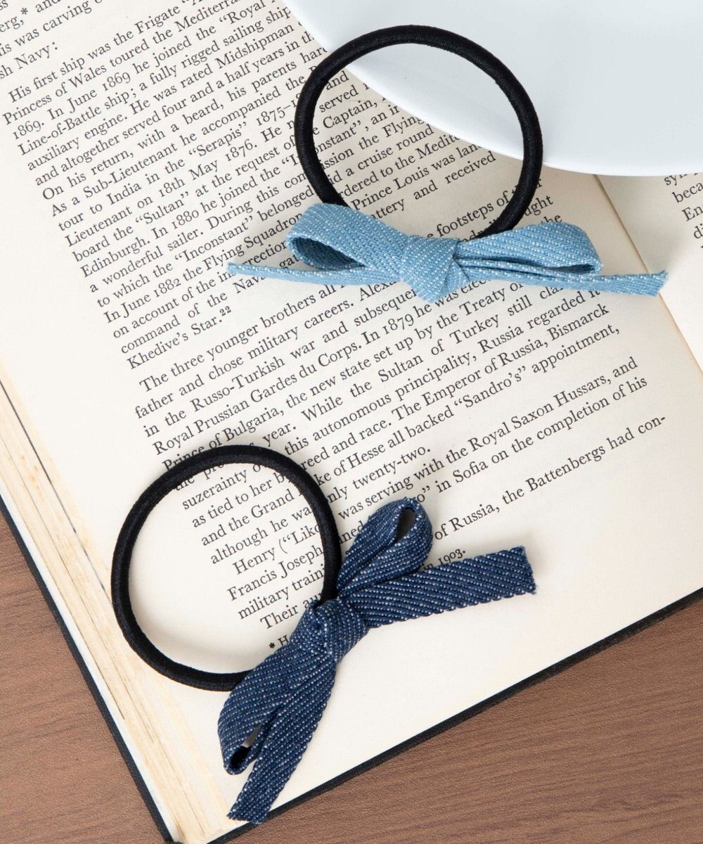 WEGO Lデニムリボンゴム 