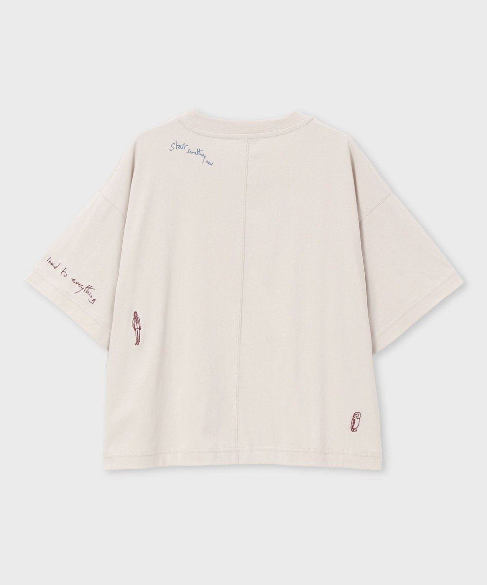 Paul Smith ハンドドローイング刺繍 半袖Tシャツ 