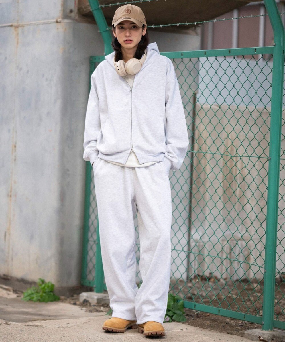 WEGO 【ユニセックス着用ITEM/SMLサイズ展開】ボンディングZIPパーカー 