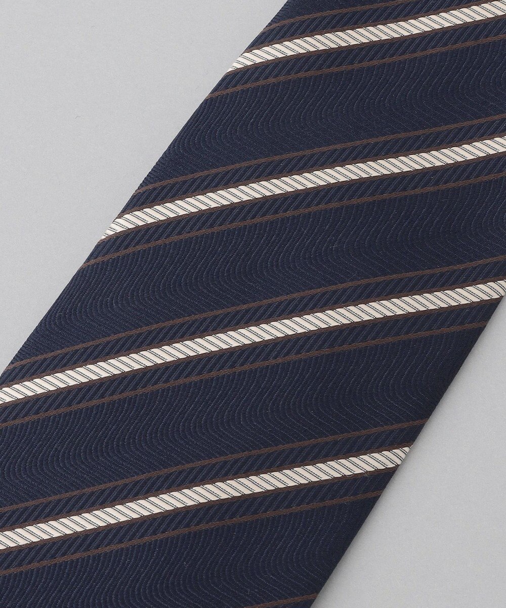 GOTAIRIKU GOTAIRIKU別注【日本製】シルク ネクタイ_ストライプ 