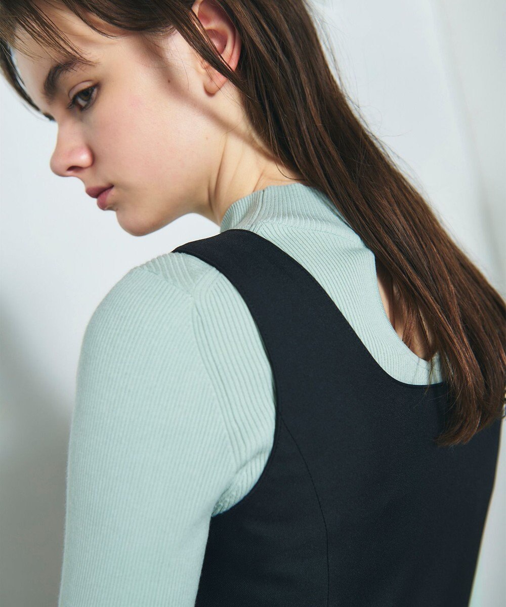 GRACE CONTINENTAL ツイルタックワンピース 