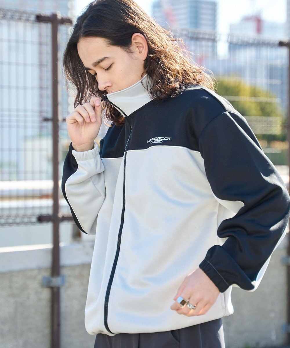 WEGO 【ユニセックス着用ITEM】バイカラートラックジャケット 