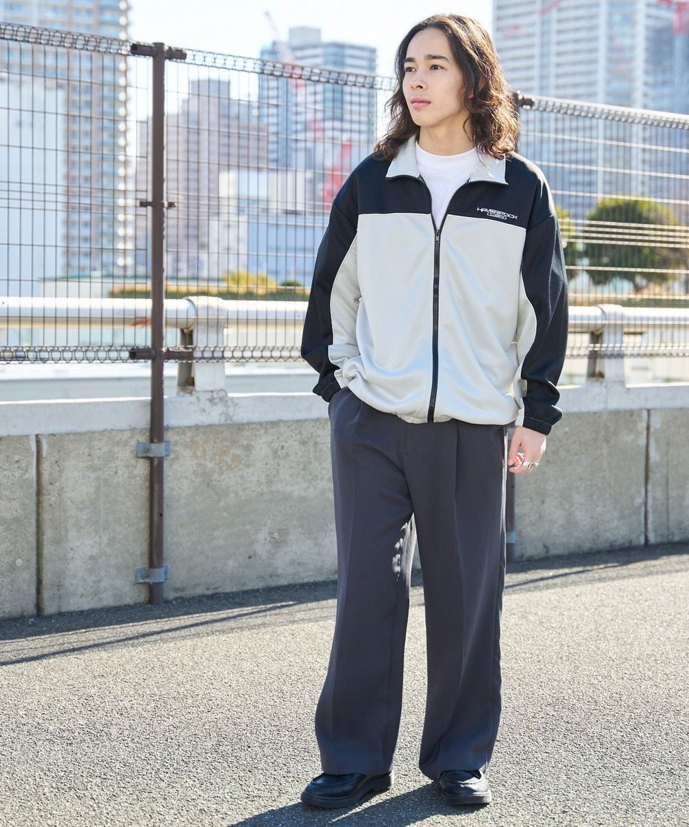 WEGO 【ユニセックス着用ITEM】バイカラートラックジャケット 