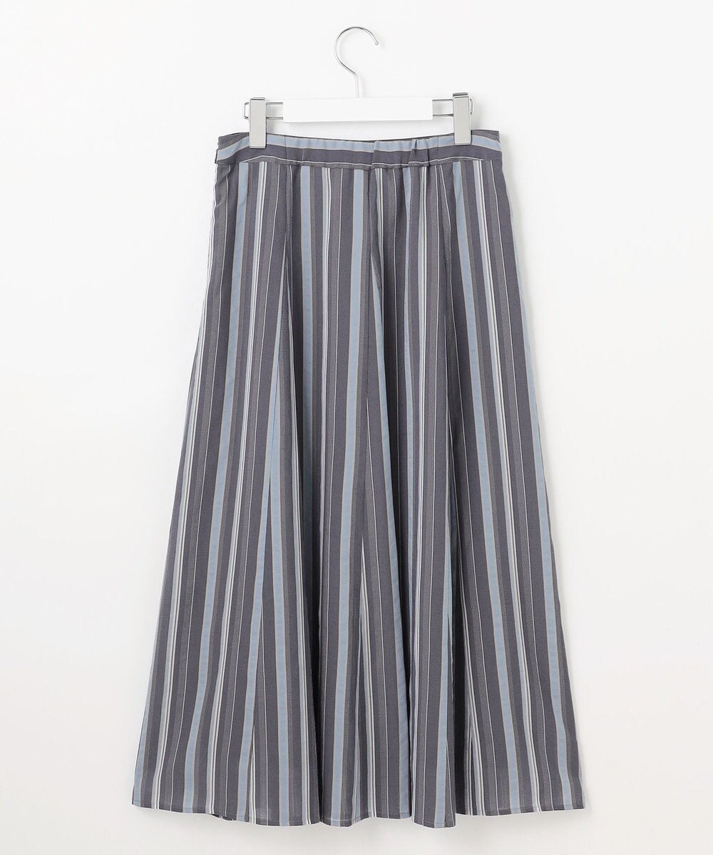 J.PRESS LADIES L 【洗える】ランダムストライプ スカート 