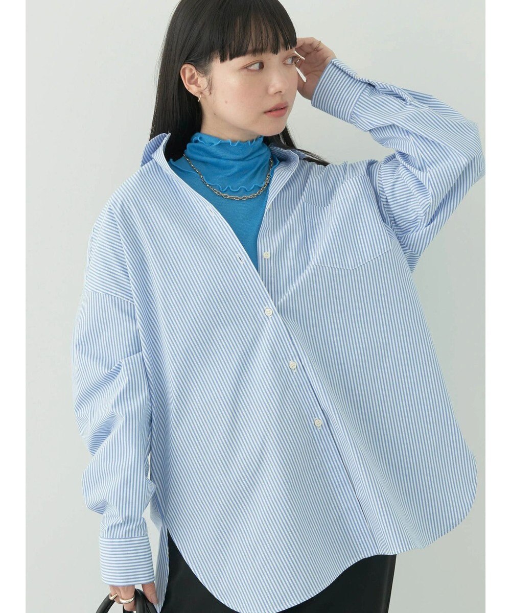 earth music&ecology ボーイズライクシャツ 