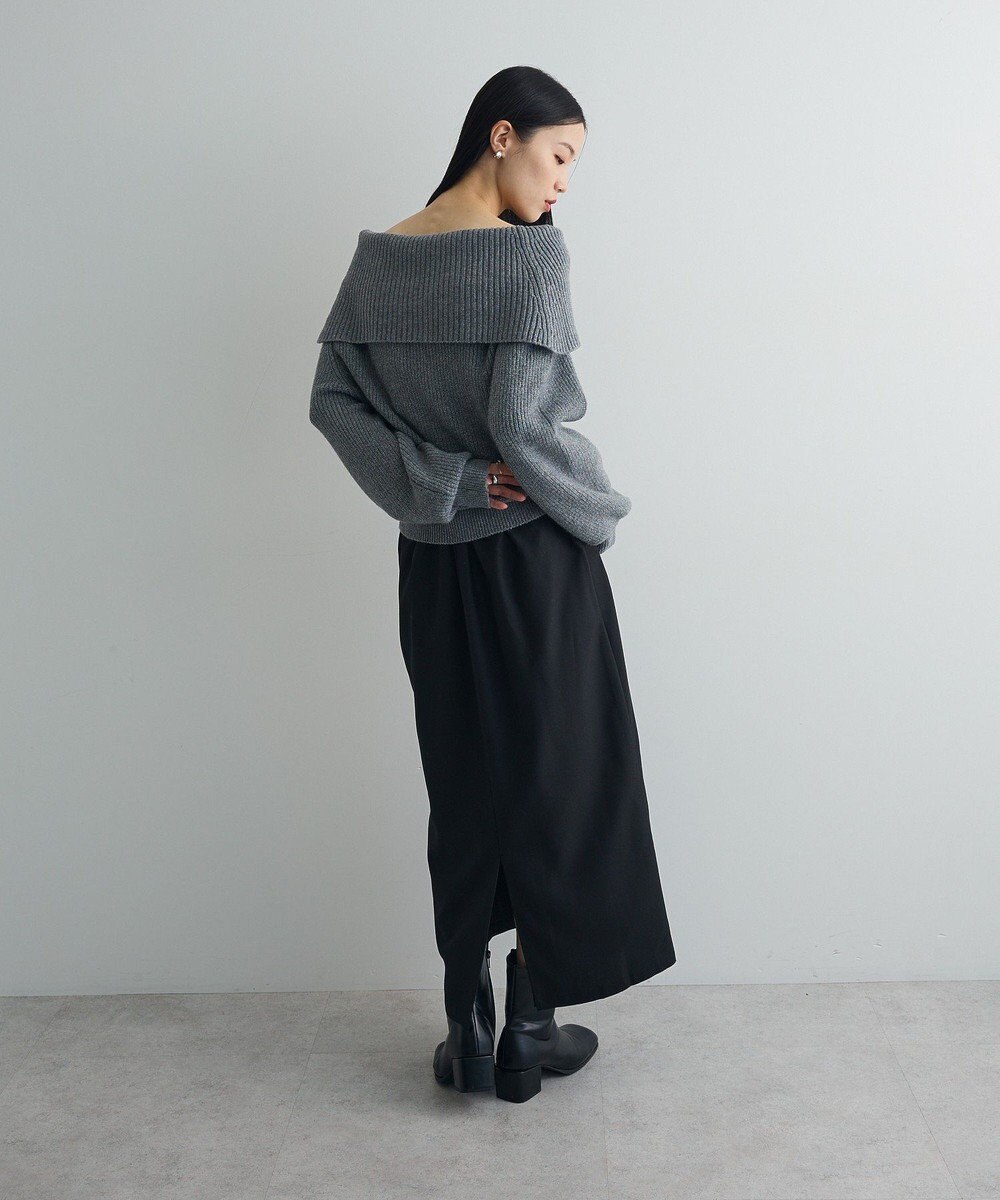 Green Parks オフショルダーニット 