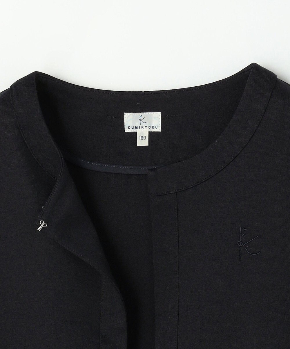 組曲 KIDS 【110-140㎝】 ドットジャガードワンピース＆ジャケットセット 