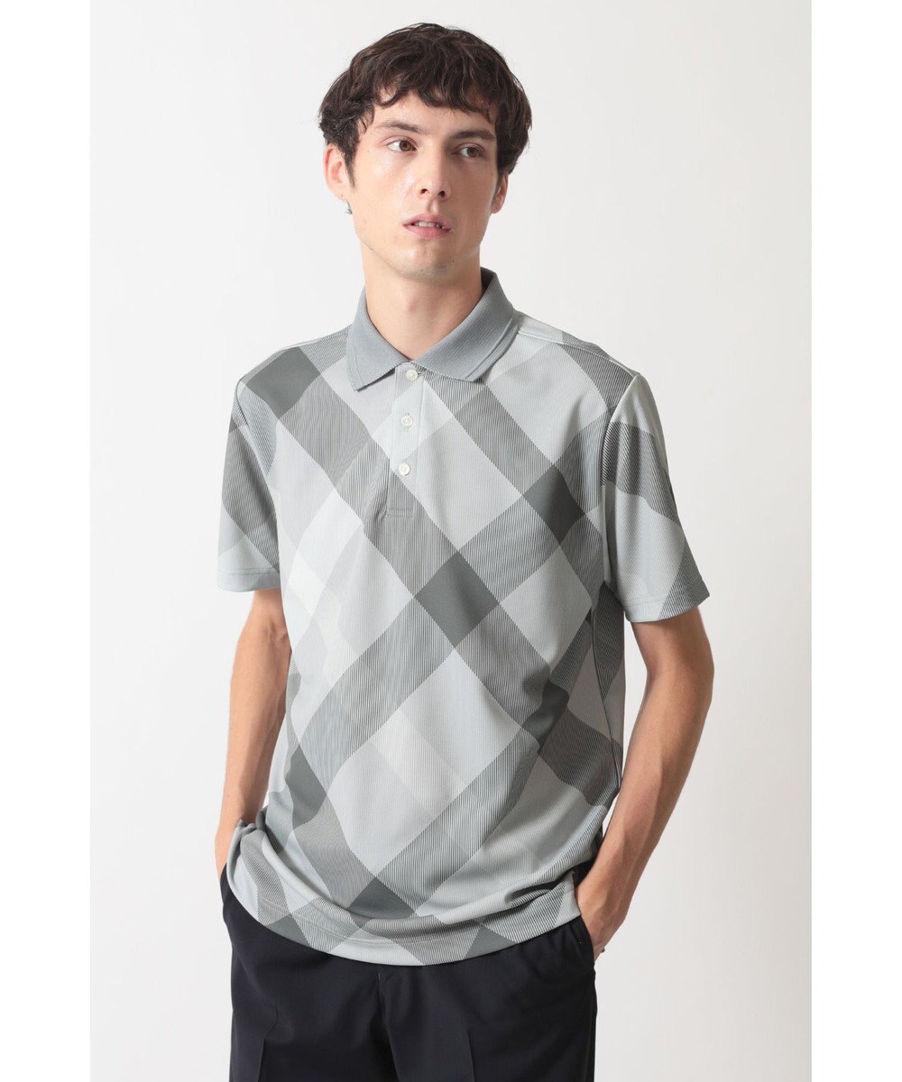 DAKS メガチェック カノコポロシャツ 