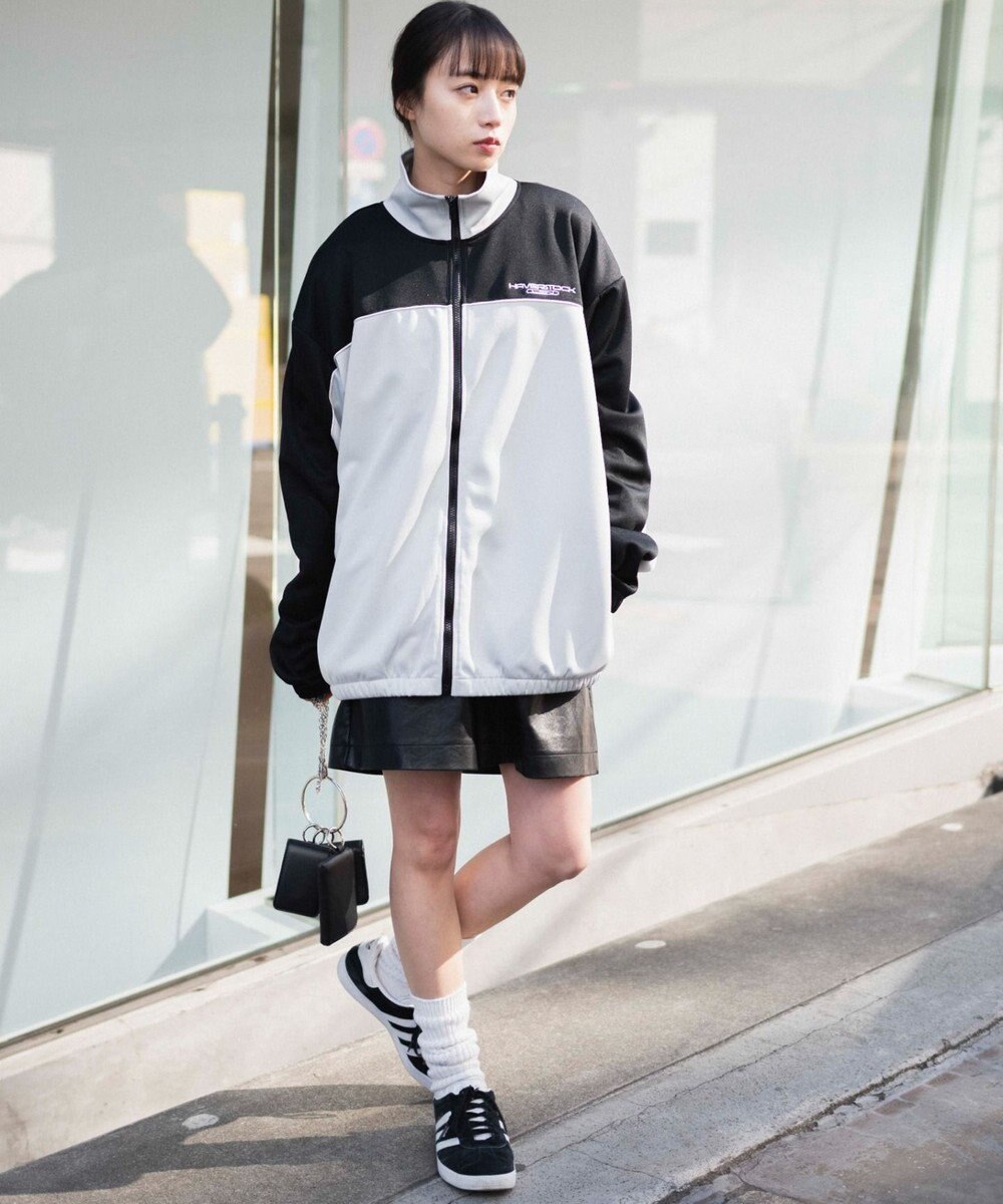 WEGO 【ユニセックス着用ITEM】バイカラートラックジャケット 