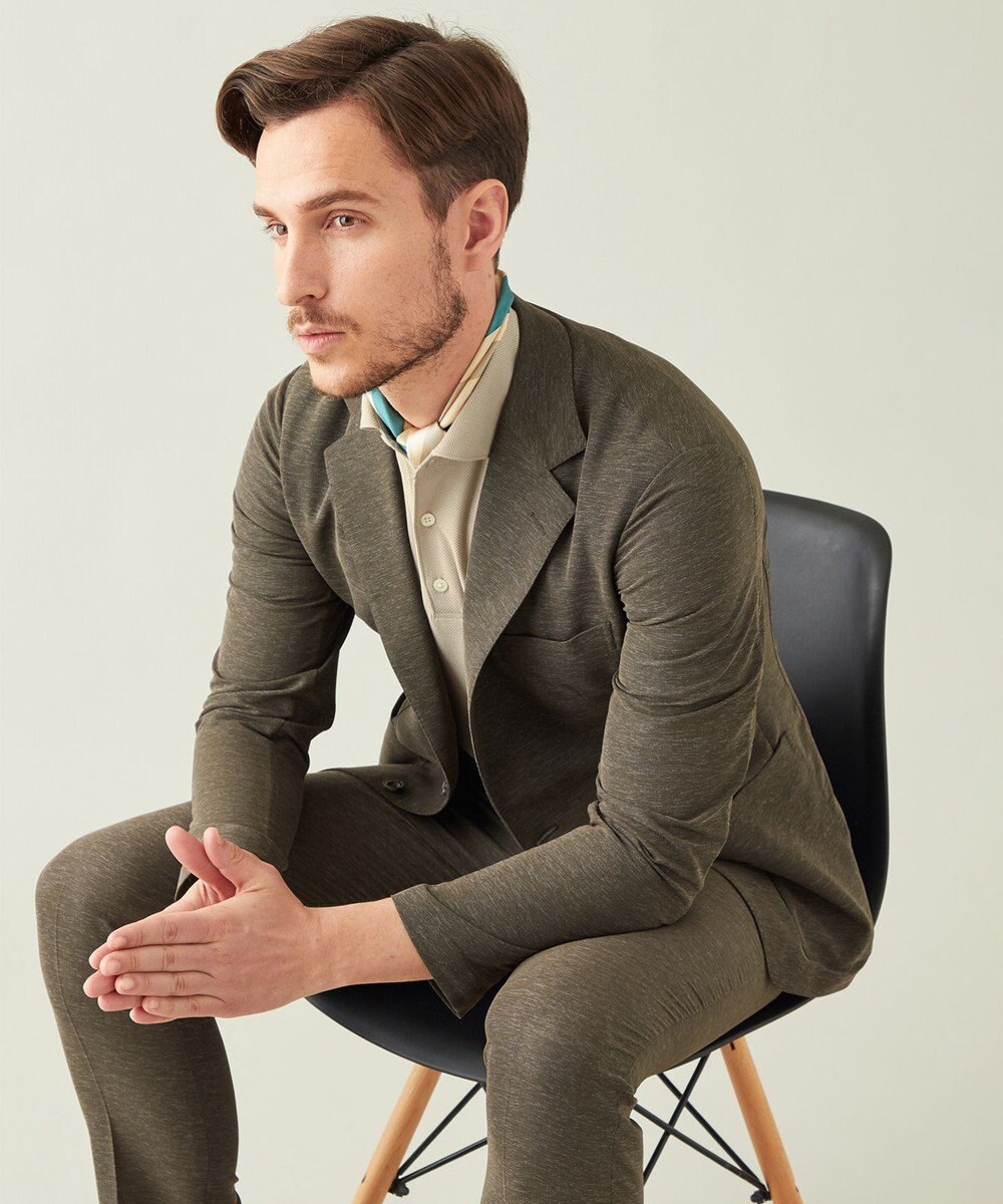 GOTAIRIKU 【AIRY MOVE / セットアップ対応】テクノ カラミ ストレッチ セットアップジャケット 