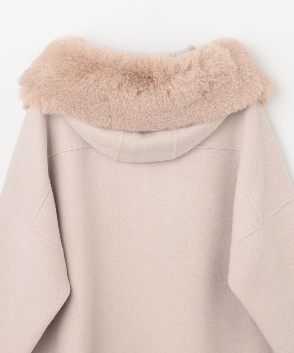 GRACE CONTINENTAL フードファーリバーポンチョ 