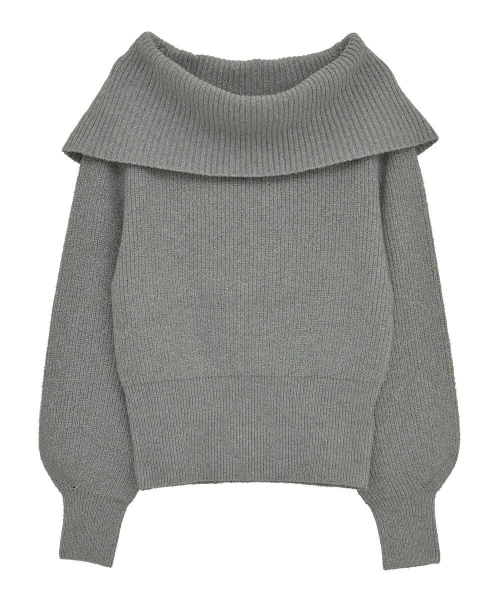 Green Parks オフショルダーニット 