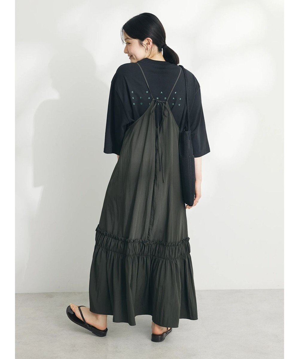 CRAFT STANDARD BOUTIQUE 切替ティアードキャミワンピース 