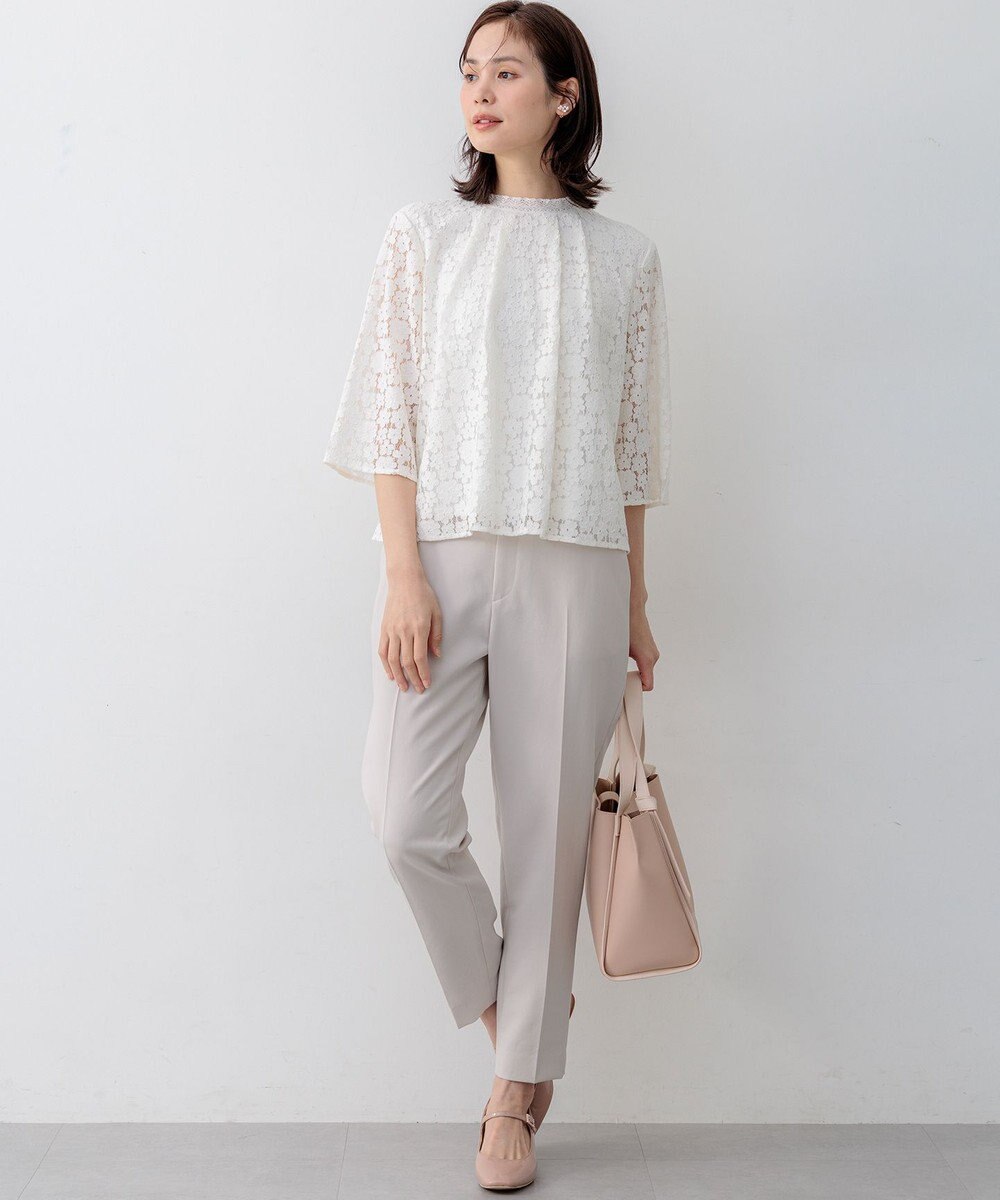 組曲 シュットクロステーパード パンツ 